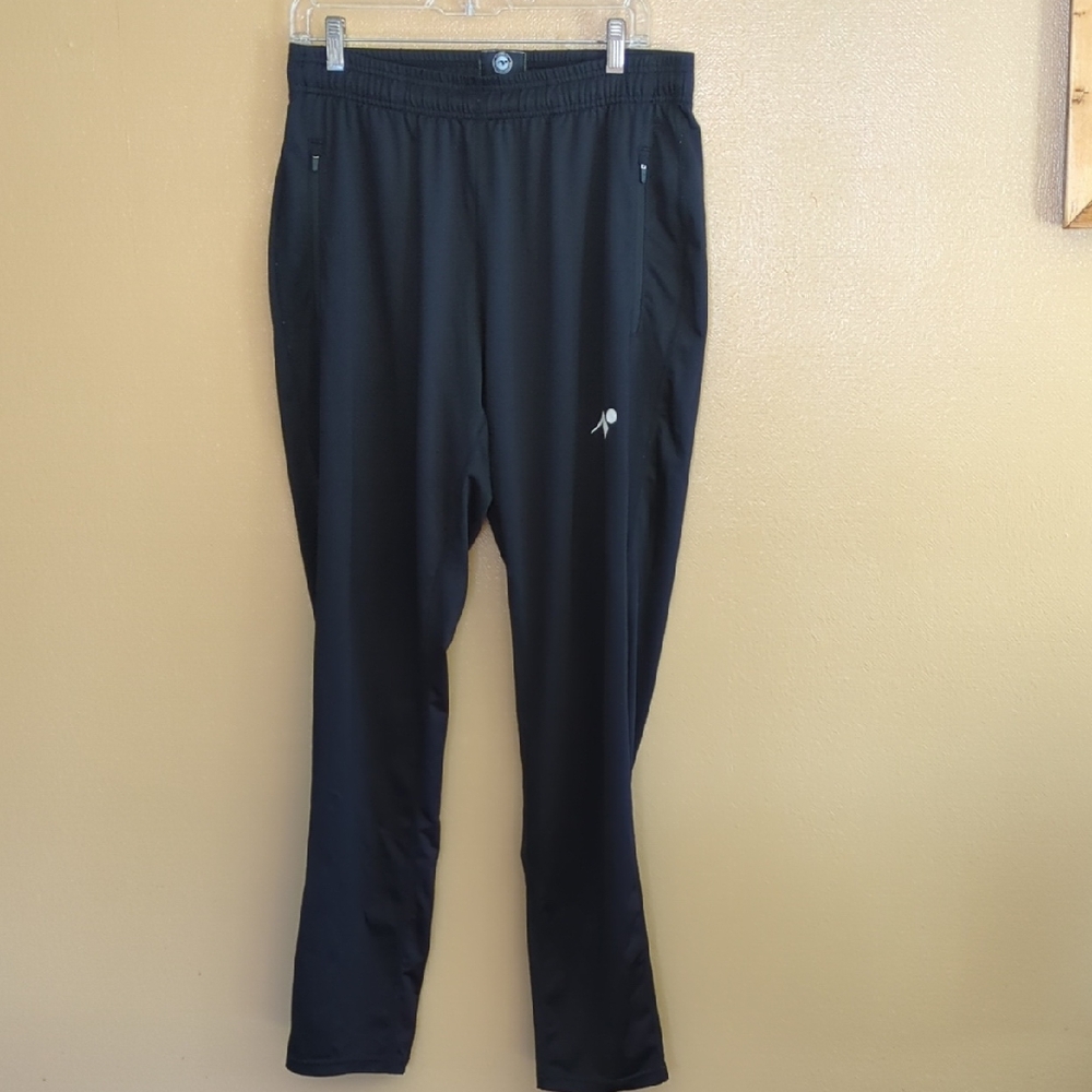 Active USA Black‎ Sweatpants for Casual Comfort, Medium Size